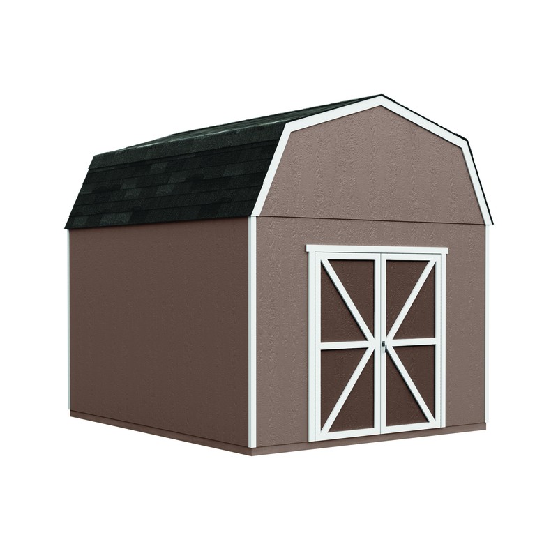 Handy Home 10x12 Braymore Wood Storage Shed Kit W/ Floor (19453-5)