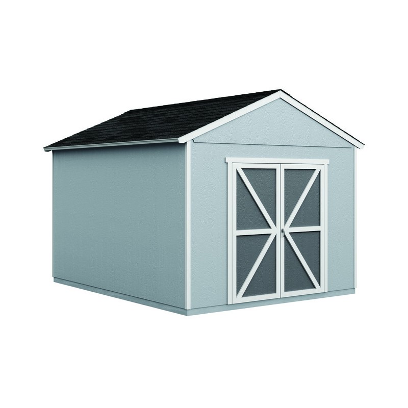 Handy Home 10x12 Rookwood Wood Storage Shed Kit W/ Floor (19431-3)