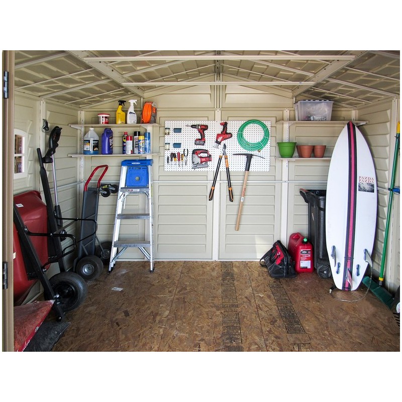 DuraMax 10.5x8 Woodbridge Plus Vinyl Storage Shed W/ Foundation Kit (40214) - Image 5