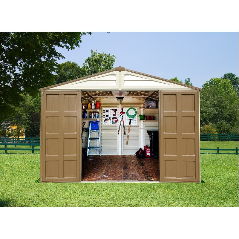 DuraMax 10.5x8 Woodbridge Plus Vinyl Storage Shed W/ Foundation Kit (40214) - Image 7