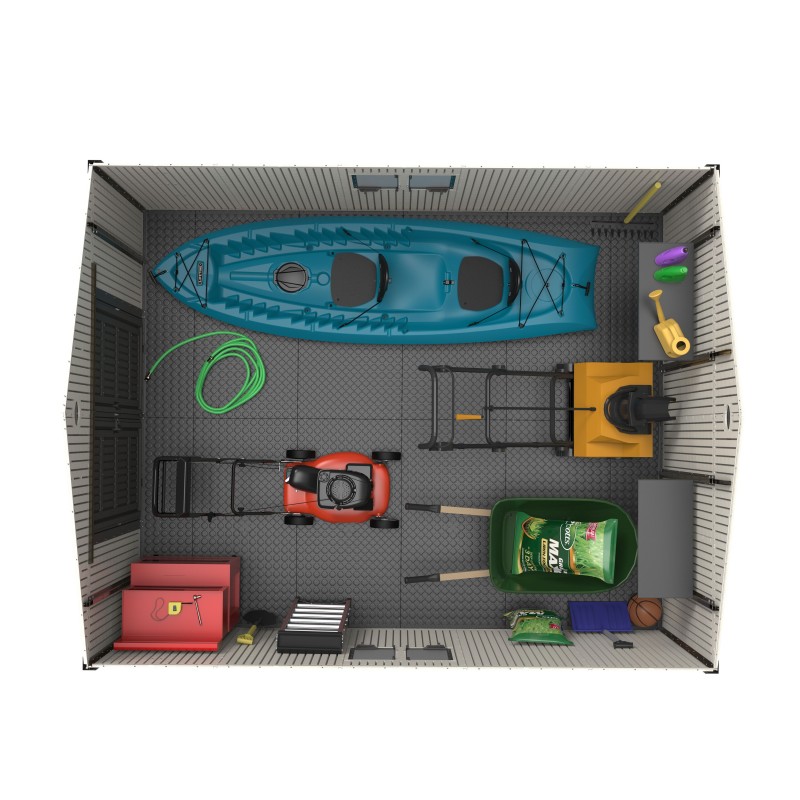 Lifetime 11x13 Outdoor Storage Shed Kit W/ Floor (6415) - Image 4