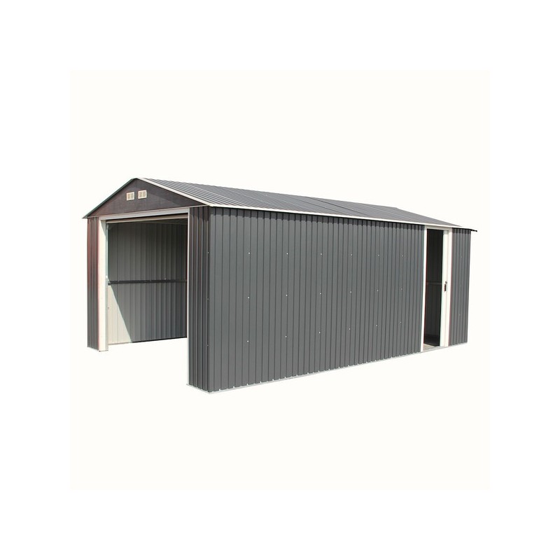 DuraMax 12x32 Imperial Steel Storage Garage Kit - Gray (55251) - Image 3
