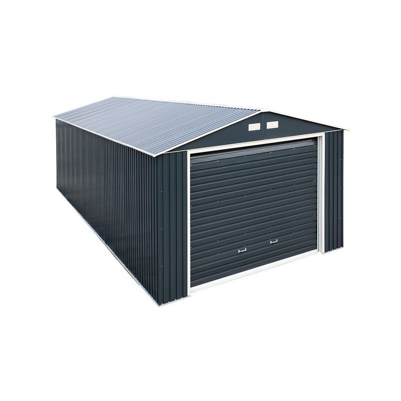DuraMax 12x32 Imperial Steel Storage Garage Kit - Gray (55251)