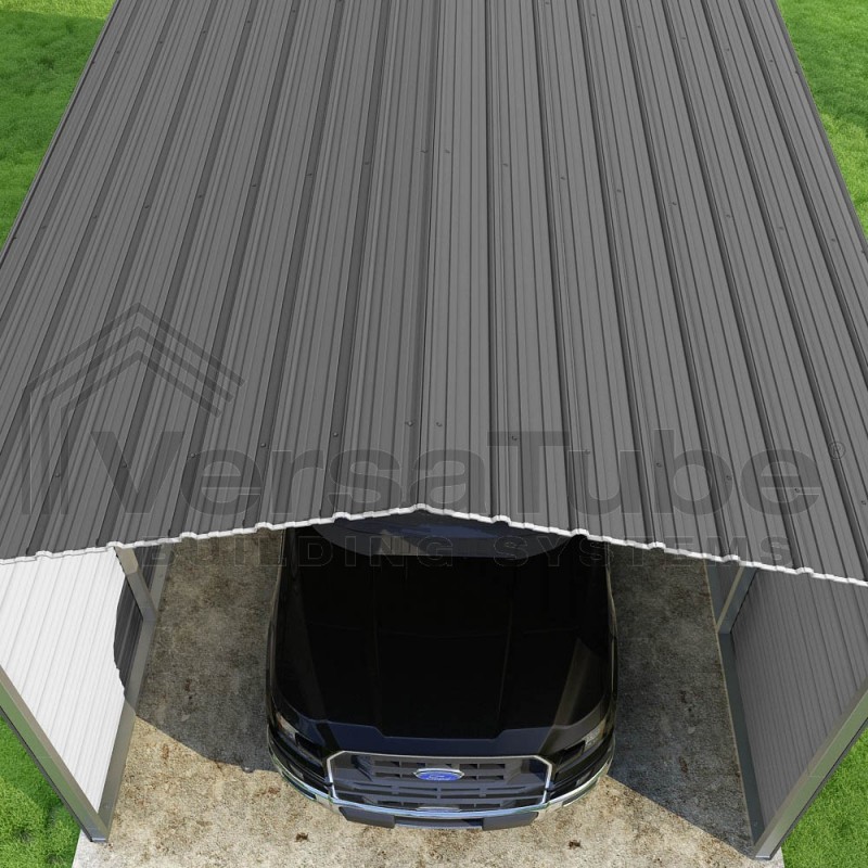 VersaTube 2-Sided 12x20x10 Classic Steel Carport Kit (CM012200100-NS0009) - Image 3