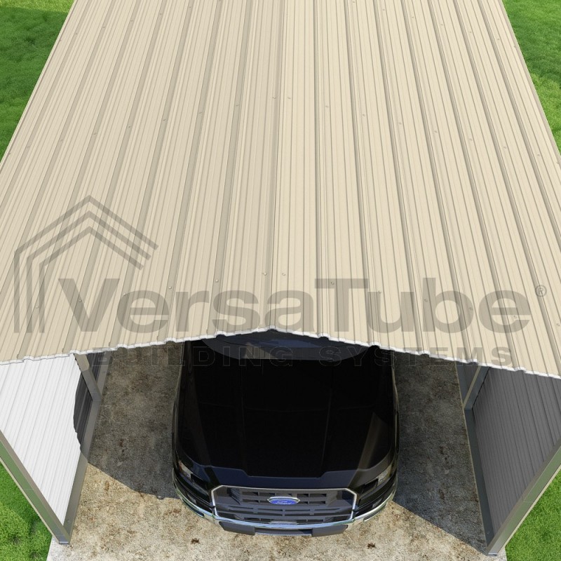 VersaTube 2-Sided 12x20x10 Classic Steel Carport Kit (CM012200100-NS0009) - Image 6