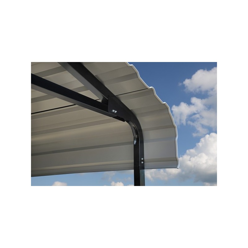Arrow Steel 20x24x7 DIY Carport Kit - Charcoal (CPHC202407) - Image 5