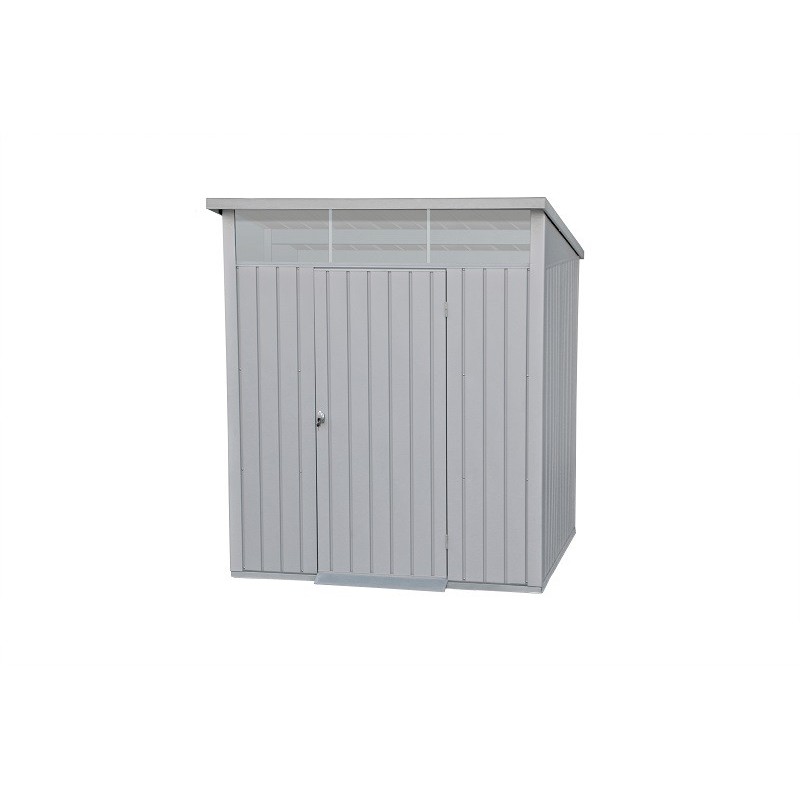 Duramax 6x5 Palladium Metal Storage Shed Kit - Light Gray (41872) - Image 5