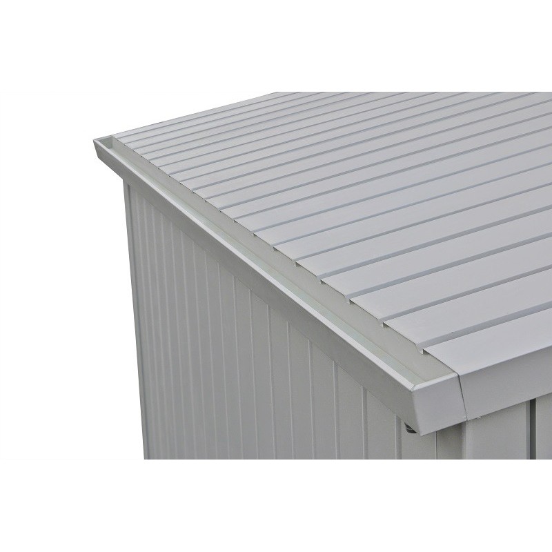 Duramax 6x5 Palladium Metal Storage Shed Kit - Light Gray (41872) - Image 7