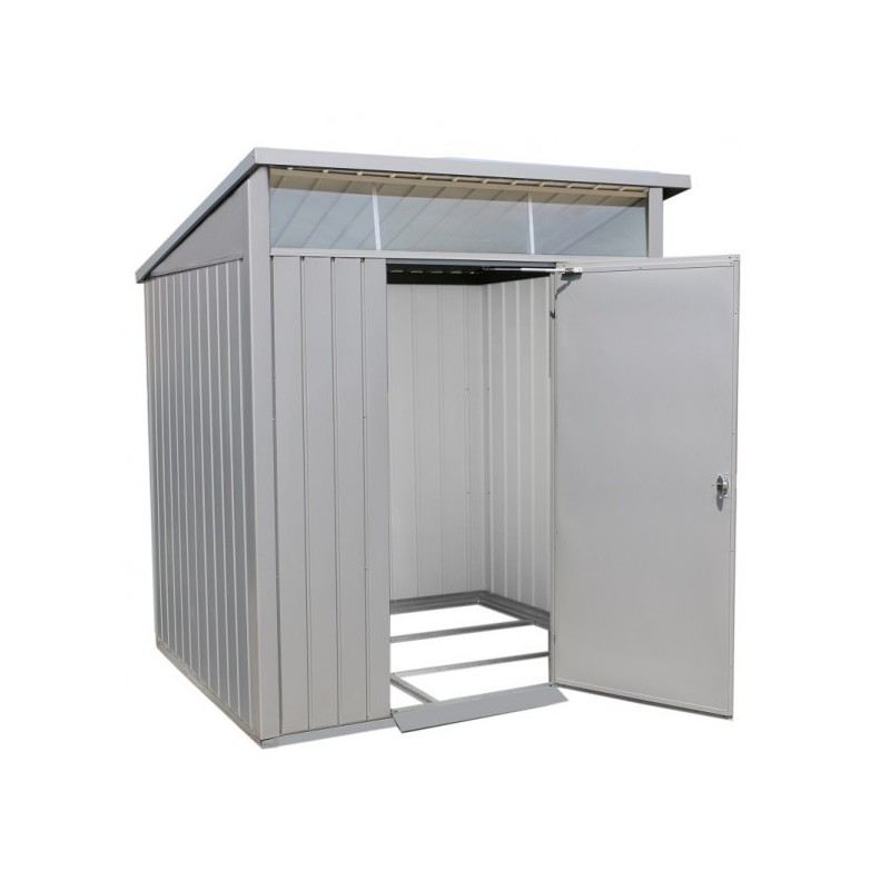 Duramax 6x5 Palladium Metal Storage Shed Kit - Light Gray (41872)