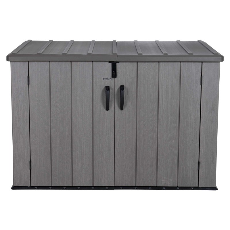 Lifetime 75 Cu. Ft. Horizontal Backyard Shed - Light Brown (60341) - Image 7