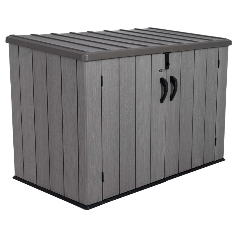 Lifetime 75 Cu. Ft. Horizontal Backyard Shed - Light Brown (60341)
