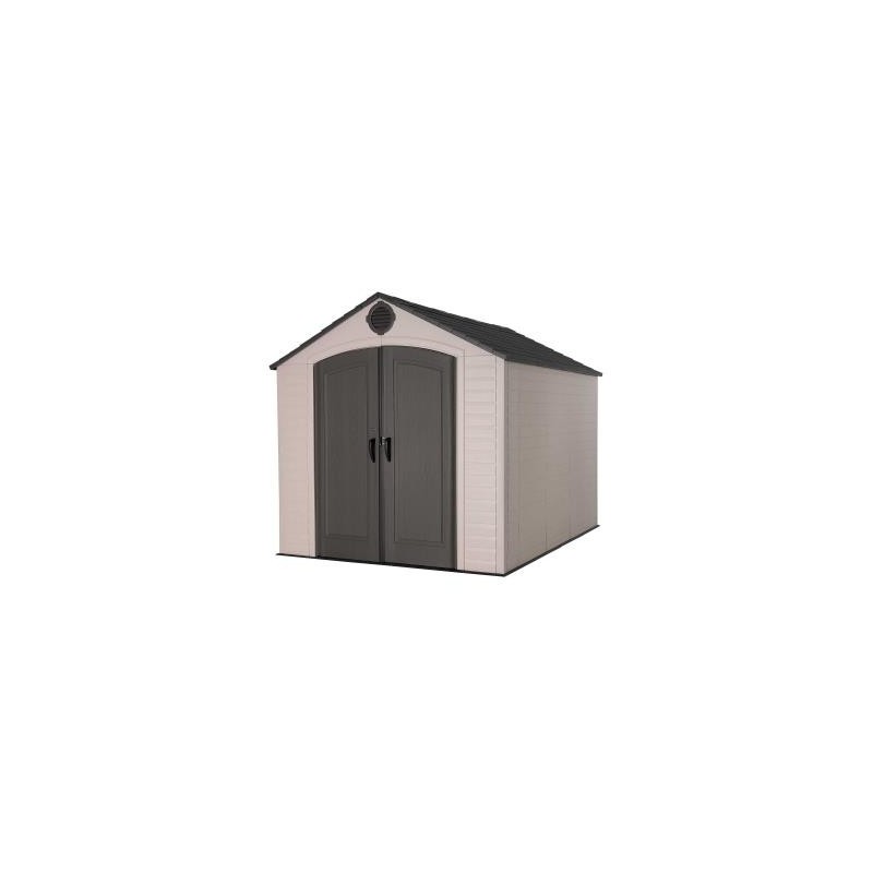 Lifetime 8x10 Double-Wall Outdoor Storage Shed With Floor (60371)