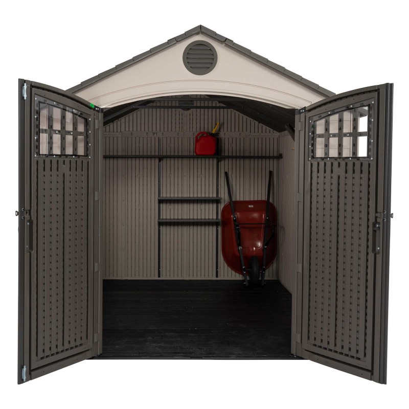 Lifetime 8x10 Outdoor Plastic Shed W/ Floor & Windows (60238) - Image 3