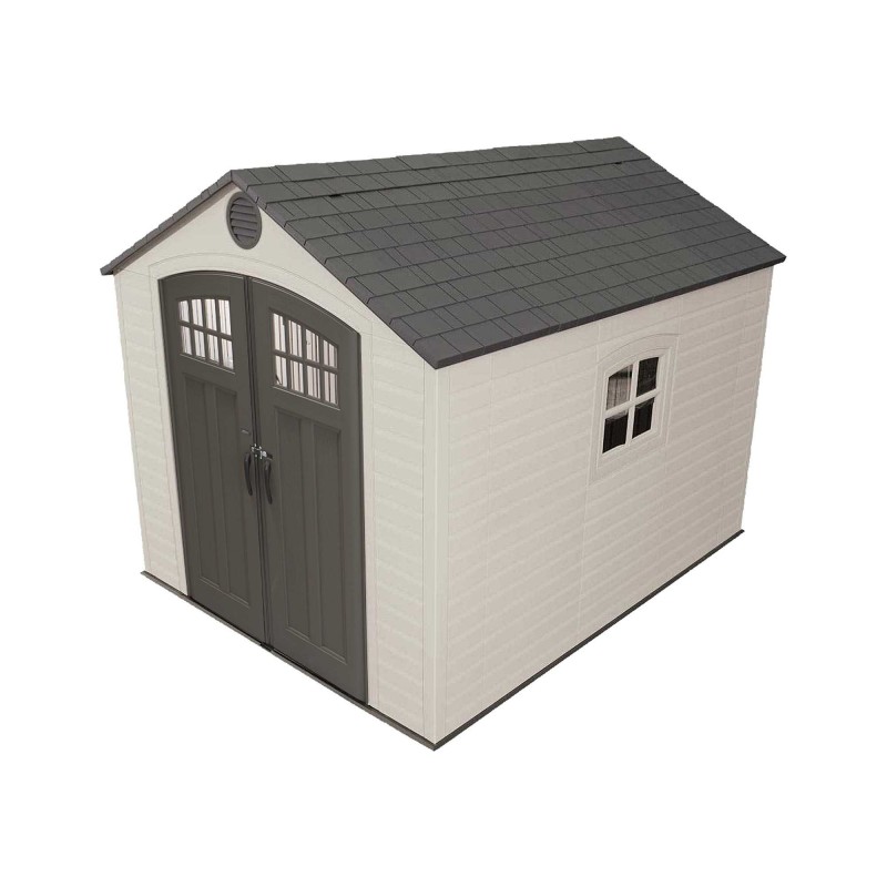 Lifetime 8x10 Outdoor Plastic Shed W/ Floor & Windows (60238)