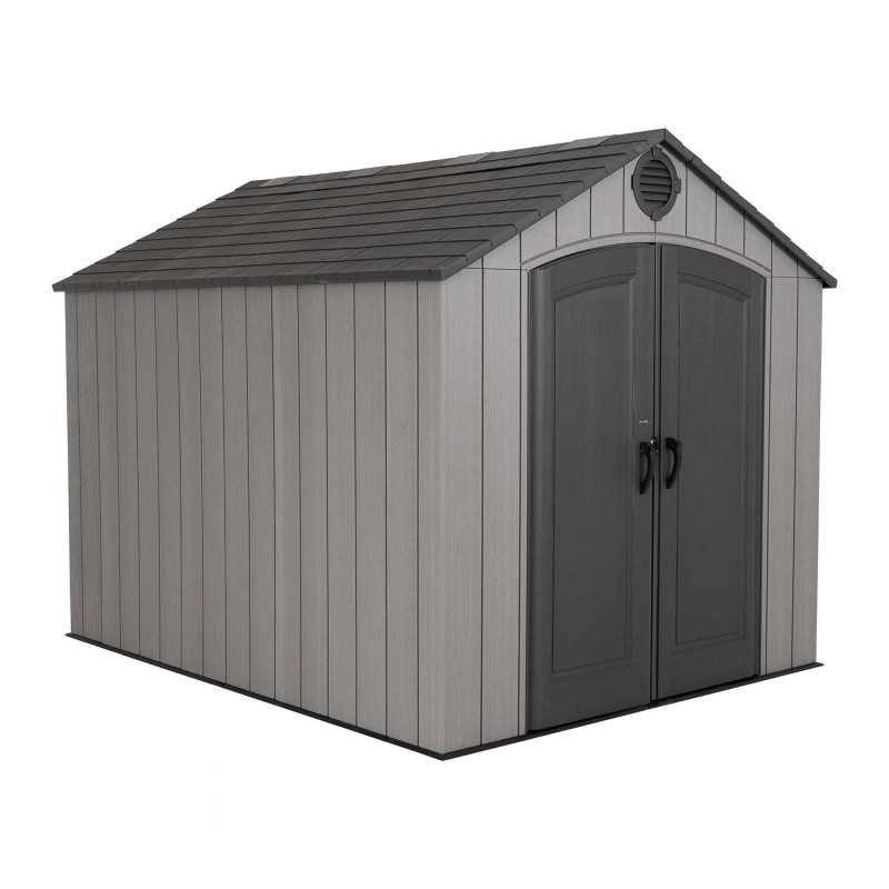 Lifetime 8x10 Rough Cut Backyard Storage Shed With Floor (60356)