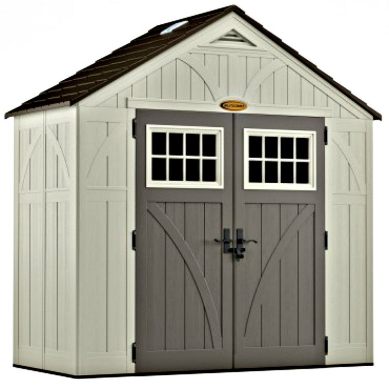 Suncast 8x4 Tremont Storage Shed W/ Floor (BMS8400D)