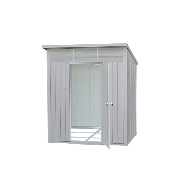 DuraMax 8x6 Palladium Metal Storage Shed Kit - Light Gray (41372) - Image 4