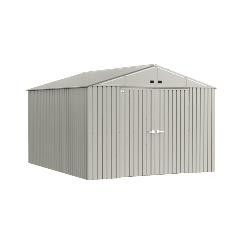Arrow Elite 10x12 Steel Storage Shed - Cool Grey (EG1012CG)
