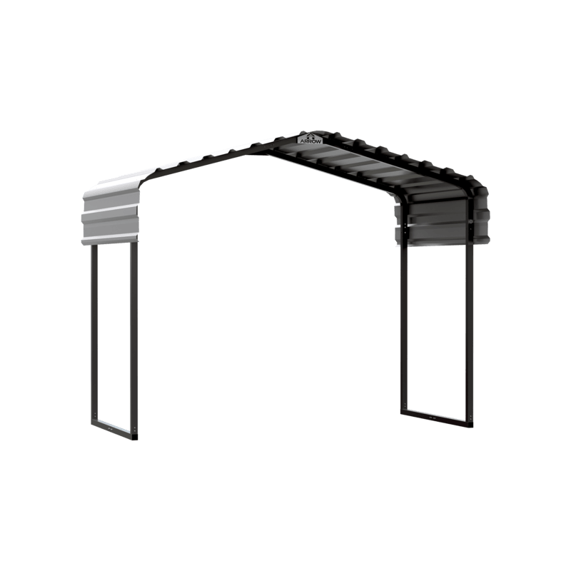 Arrow Metal Canopy 10 X 6 X 7 Ft. Eggshell (CPH100607DS)