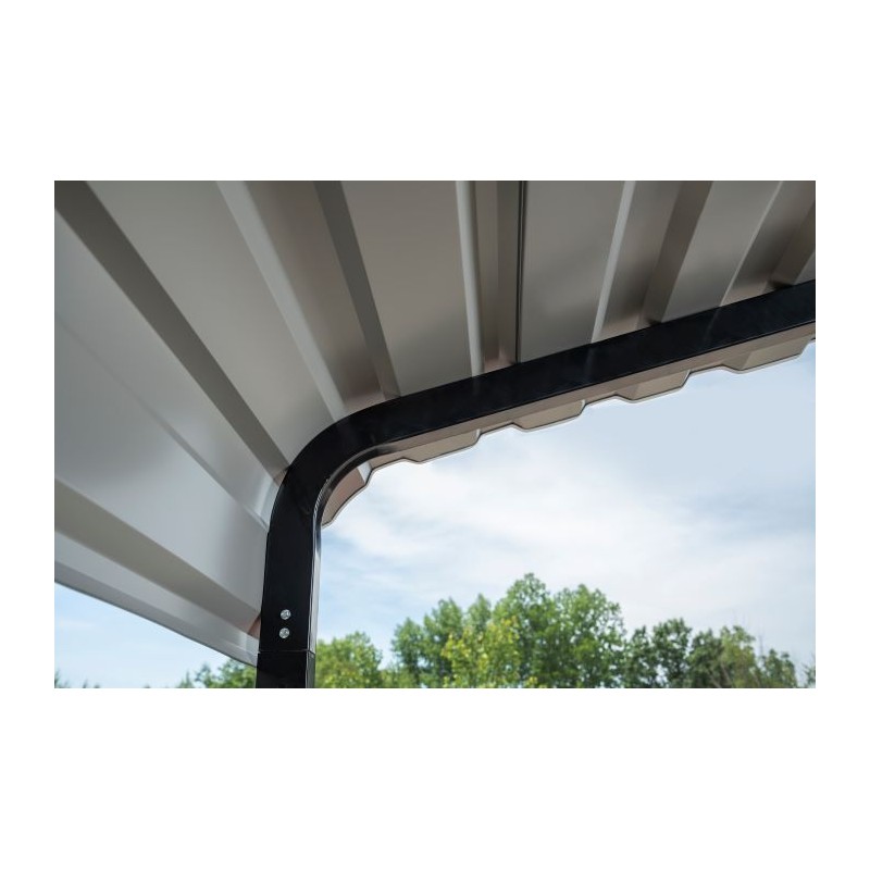 Arrow Metal Canopy 10 X 6 X 7 Ft. Eggshell (CPH100607DS) - Image 7