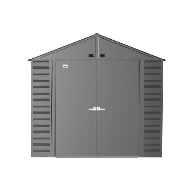 Arrow Select 8x6 Steel Storage Shed Kit - Charcoal (SCG86CC) - Image 3
