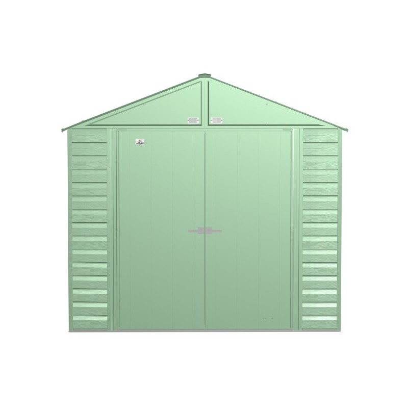 Arrow Select 8x8 Steel Storage Shed Kit - Sage Green (SCG88SG) - Image 3