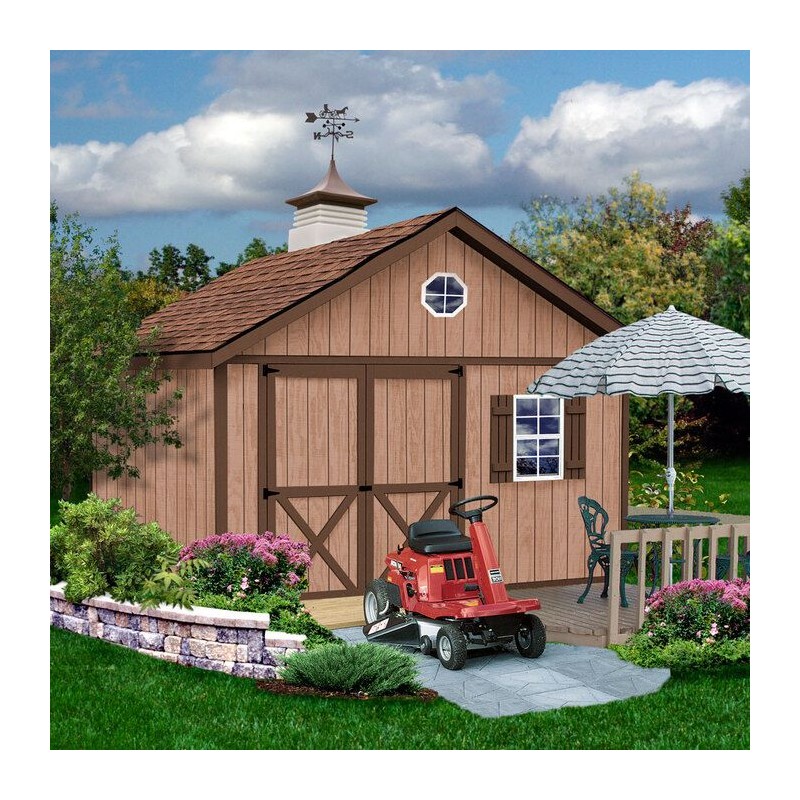 Best Barns Brandon 12x20 Wood Storage Shed Kit - ALL Pre-Cut (Brandon_1220) - Image 3