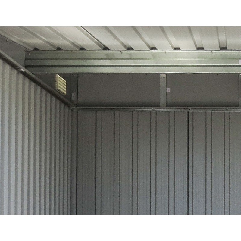 Duramax 6x6 Bicycle Metal Shed - Anthracite W/ White (73051) - Image 4