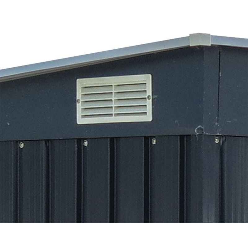 Duramax 6x6 Bicycle Metal Shed - Anthracite W/ White (73051) - Image 5