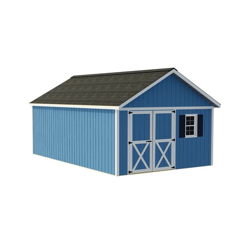 Best Barns Brandon 12x16 Wood Storage Shed Kit - ALL Pre-Cut (Brandon_1216)