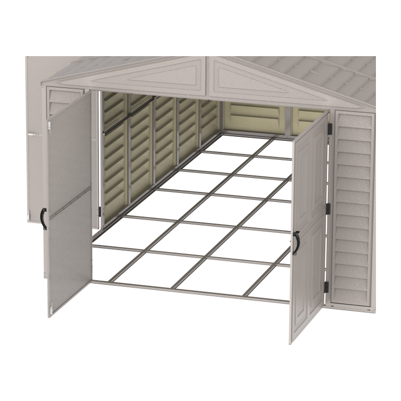 DuraMax 10x26 Vinyl Storage Garage W/ Foundation Kit (15426) - Image 4