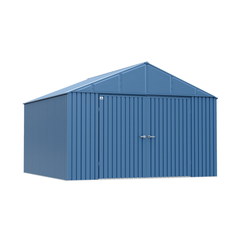 Arrow Elite 12x12 Steel Storage Shed Kit - Blue Grey (EG1212BG)