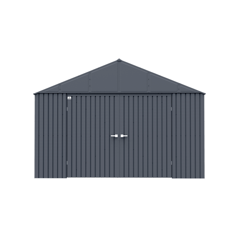 Arrow Elite 12x16 Steel Storage Shed Kit - Anthracite (EG1216AN) - Image 3