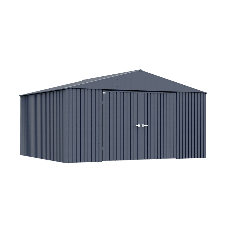 Arrow Elite 14x12 Steel Storage Shed - Anthracite (EG1412AN)