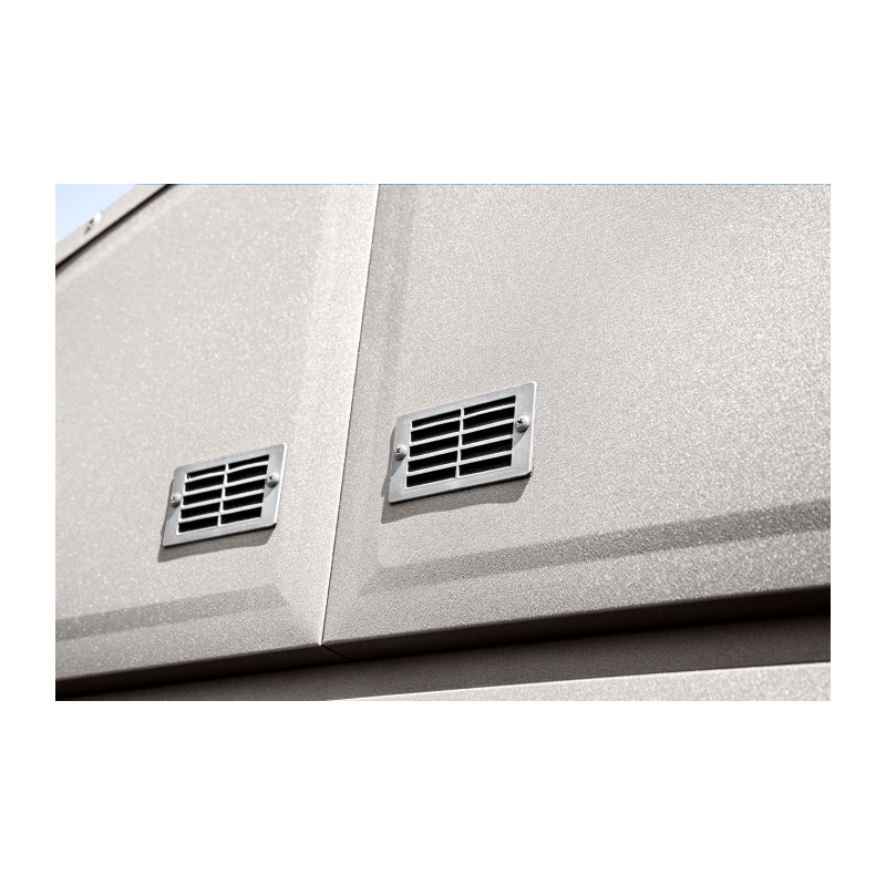 Arrow Elite 14x16 Steel Storage Shed - Cool Grey (EG1416CG) - Image 4