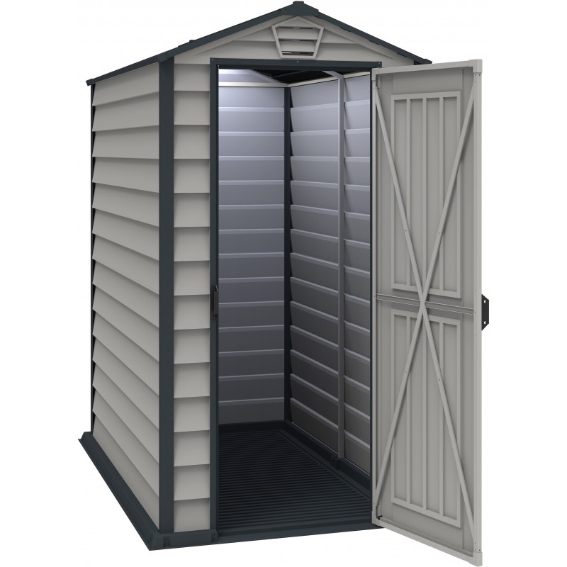 DuraMax EverMore 4x6 Vinyl Storage Shed W/ Floor (30625) - Image 3