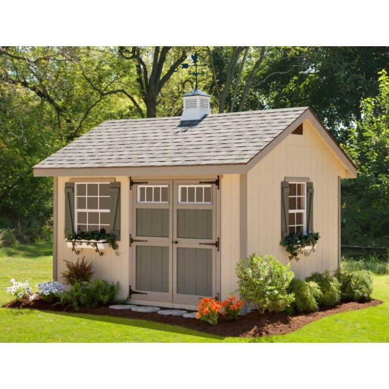 EZ-Fit Heritage 10x16 Wood Shed Kit (Ez_heritage1016)