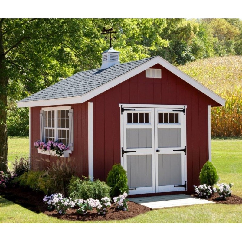 EZ-Fit Homestead 10x20 Wood Shed Kit (Ez_homestead1020)