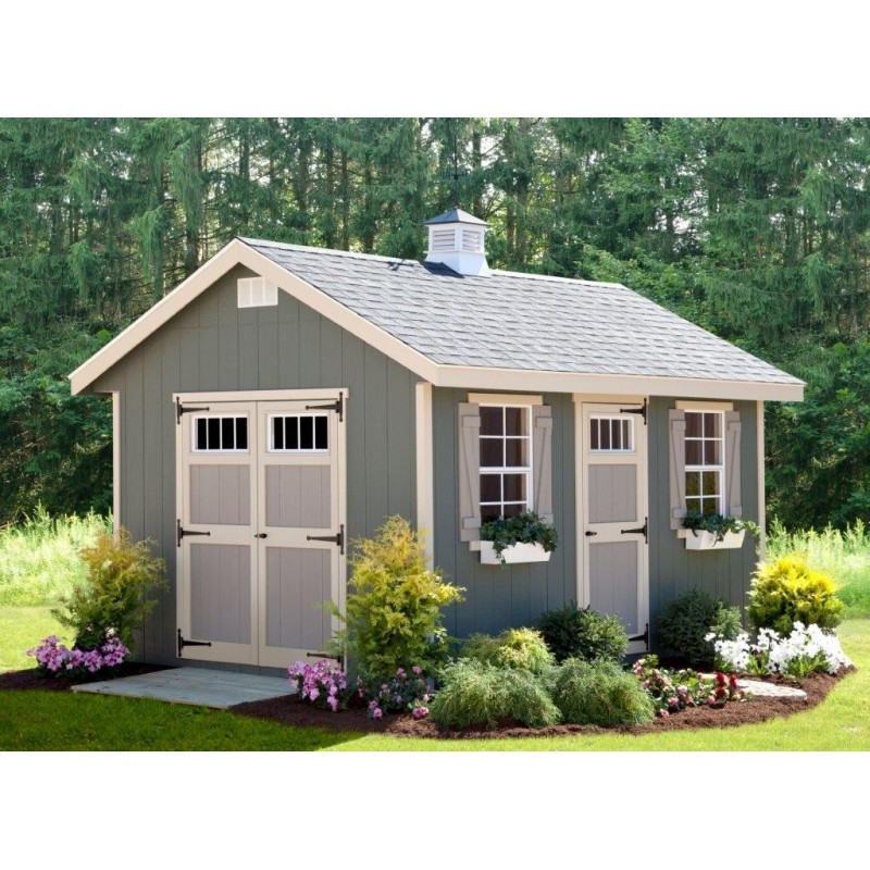 EZ-Fit Riverside 10x20 Wood Shed Kit (Ez_riverside1020)