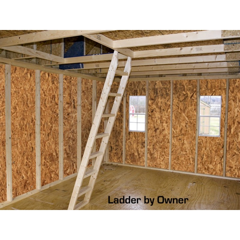 Best Barns Glenwood 12x16 Wood Storage Garage Kit (Glenwood_1216) - Image 3