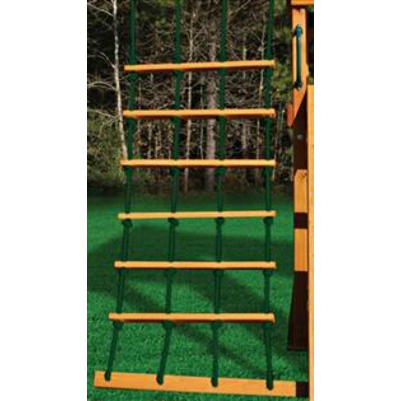Gorilla Chateau Treehouse Cedar Wood Swing Set Kit W/ Fort Add-On & Amber Posts - Amber (01-0064-AP) - Image 6