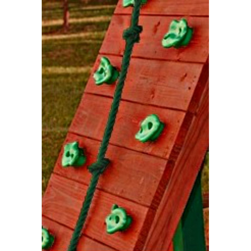 Gorilla Malibu Treasure Trove II Cedar Wood Swing Set Kit W/ Amber Posts - Amber (01-0078-AP) - Image 7