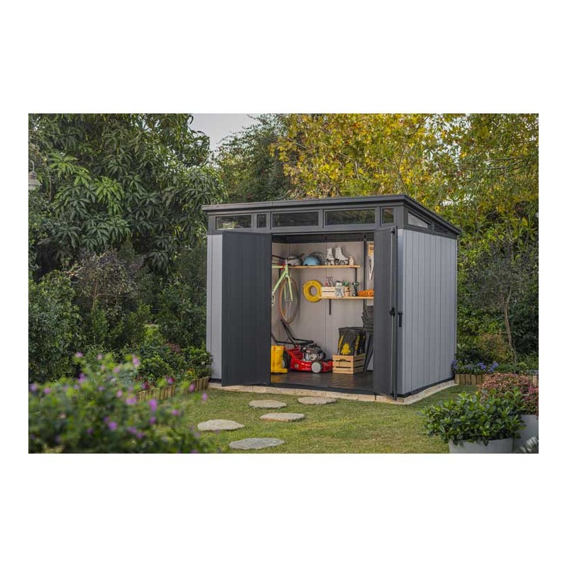 Keter Artisan 9x7 Storage Shed Kit - Grey (237828) - Image 4