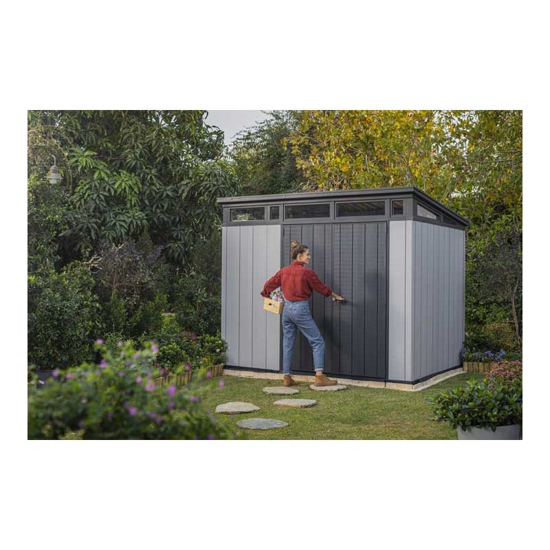 Keter Artisan 9x7 Storage Shed Kit - Grey (237828) - Image 6