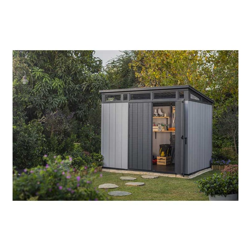 Keter Artisan 9x7 Storage Shed Kit - Grey (237828) - Image 7