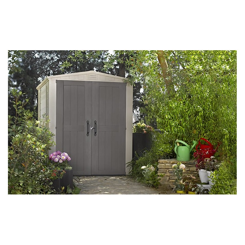 Keter Factor 6x6 Storage Shed - Brown (213562) - Image 6