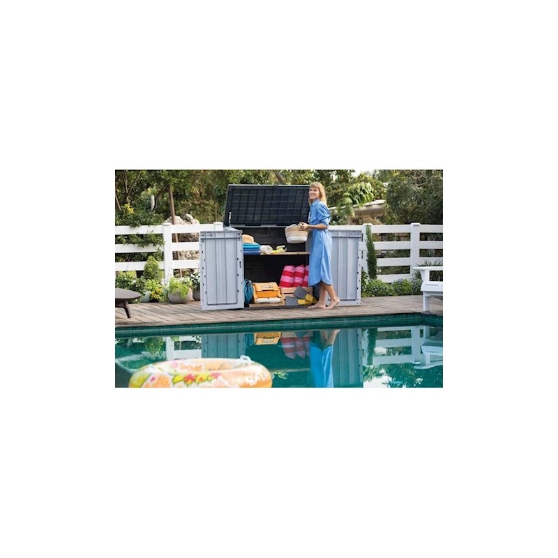 Keter Storage Shed Store It Out- Light Gray(252140) - Image 4