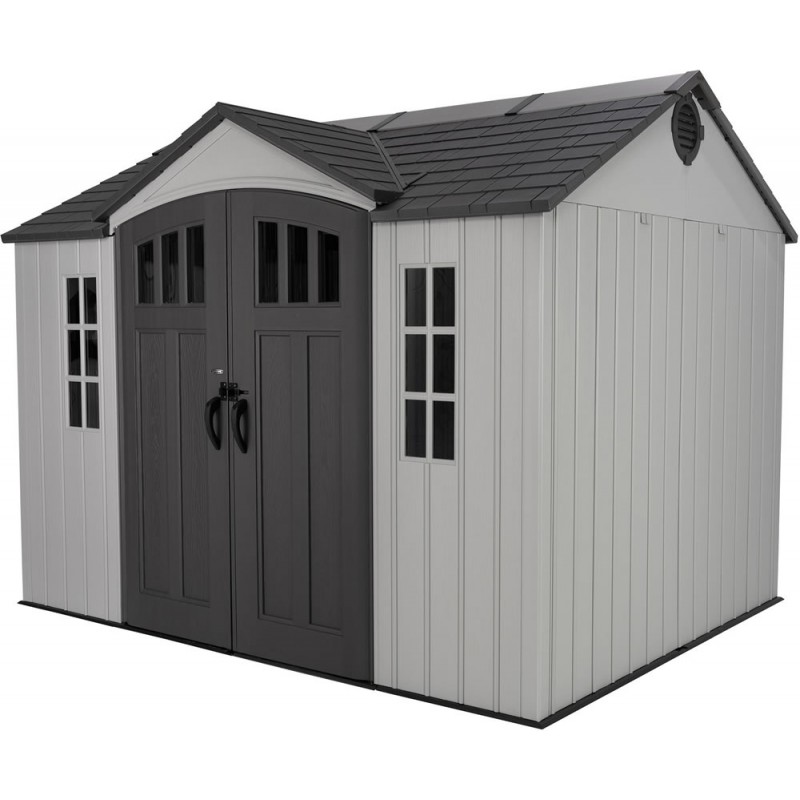 Lifetime 10x8 Side Entry Outdoor Storage Shed Kit (60466)