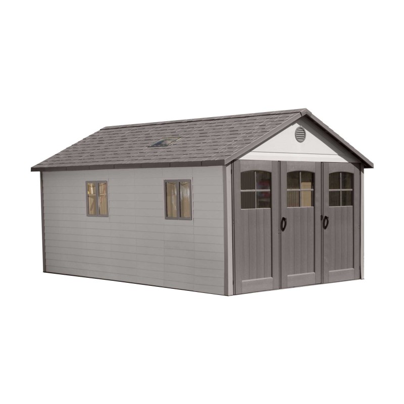 Lifetime 11x18.5 Storage Garage Kit W/ 9ft Wide Doors (60236)