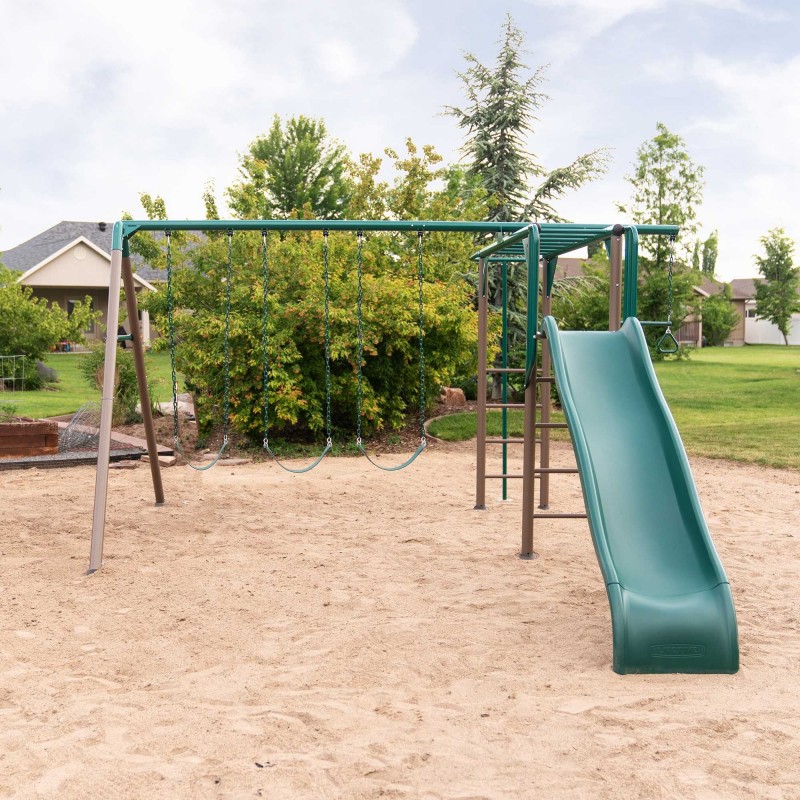 Lifetime Monkey Bar Adventure Swing Set In Earthtone (91028) - Image 7